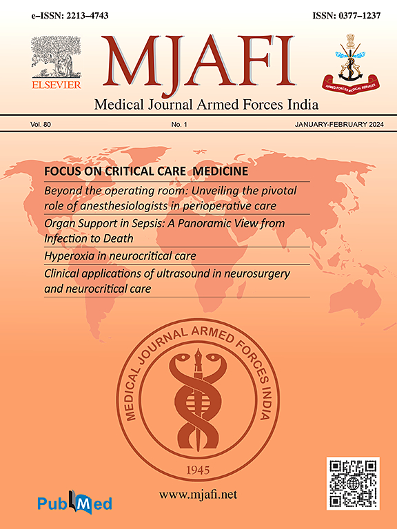 Go to journal home page - Medical Journal Armed Forces India